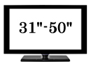 31- 50 inch TVs