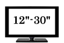 30 inch TVs and under