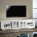 Furnitech FT82WSLW Contemporary TV Stand Media Console up to 83" Flat Screen TVs.