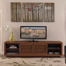 Furnitech FT82WS Contemporary Rustic TV Stand Media Console up to 83" Flat Screen TVs. Furnitech-FT82WS