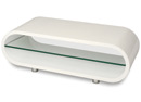 Techlink Ovid OV95W TV Stand up to 50" TVs in High Gloss White finish. Techlink-Ovid-OV95W