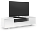 BDI Nora 8239 TV Stand up to 82" Flat Panel TVs in Gloss White color.