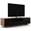 BDI Nora 8239 TV Stand up to 82" Flat Panel TVs in Natural Walnut color.
