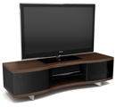BDI OLA 8137 TV Stand up to 73" TVs in Chocolate Stained Walnut finish. BDI-OLA-8137