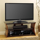 Bello CW356 Curved Wood TV Stand up to 60" TVs. Bello-CW356