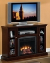 Classic Flame BANCROFT 18DE9033-PM92 TV Stand with Electrical Fireplace up to 47" TVs. ClassicFlame-18DE9033-PM92