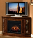 Classic Flame Devon Bottom 23CE2081-W502 TV Stand with Electrical Fireplace up to 50" TVs.