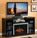 Classic Flame Captiva 26MM8404-E451 TV Stand with Electrical Fireplace up to 56" TVs. ClassicFlame-26MM8404-E451