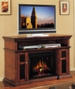 Classic Flame Pasadena 28MM468-W502 TV Stand with Electrical Fireplace up to 60" TVs.