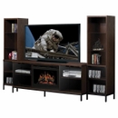 Dimplex Geneva PGDS25-BMA1064 TV Stand with Electric Fireplace up to 60" TVs. Dimplex-Geneva-PGDS25-BMA1064