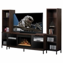 Dimplex Geneva PGDS25-BMA1064CB TV Stand with Electric Fireplace up to 60" TVs. Dimplex-Geneva-PGDS25-BMA1064CB