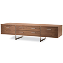 Modloft Allen TV Stand up to 70" TVs in Walnut finish. Modloft-Allen-MD213-WAL