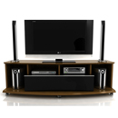 Modloft Function Dumont TV Stand up to 70" TVs in Imbuia and Black finish. Modloft-Dumont-IB