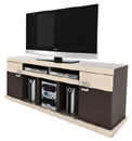 Modloft Function Vision TV Stand up to 65" TVs in Tobacco-Maple finish. Modloft-Vision-TM