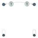 Omnimount LEDW120 Mount for 42" – 75" Flat Panels TVs in Black Color.