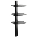 OmniMount TRIA - 3-Shelf Wall System with Cable Management.