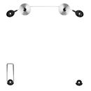 Omnimount VB60LED Mount for 32" - 55" Flat Panels TVs in Black Color.