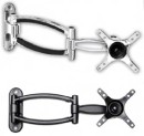 ProMounts UA-PRO100 Universal Articulating Chrome LCD Mount for 22" TVs and under