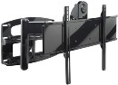 37"–60" Articulating Wall Arm with Vertical Adjust (Gloss Black)