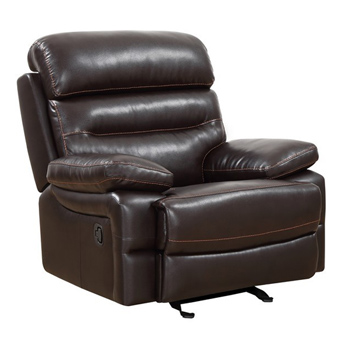 Global United Furniture 9442 Brown Leather Air Chair.