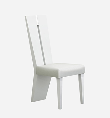 Global United D313 - Dining Chair in White Color.