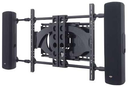 Sanus XAS1A Universal Side Speaker Mount to hold flat-panel speakers Sanus-XAS1A-AKS