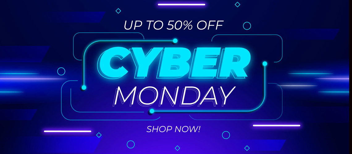 Cyber Monday Sale - 50% Off
