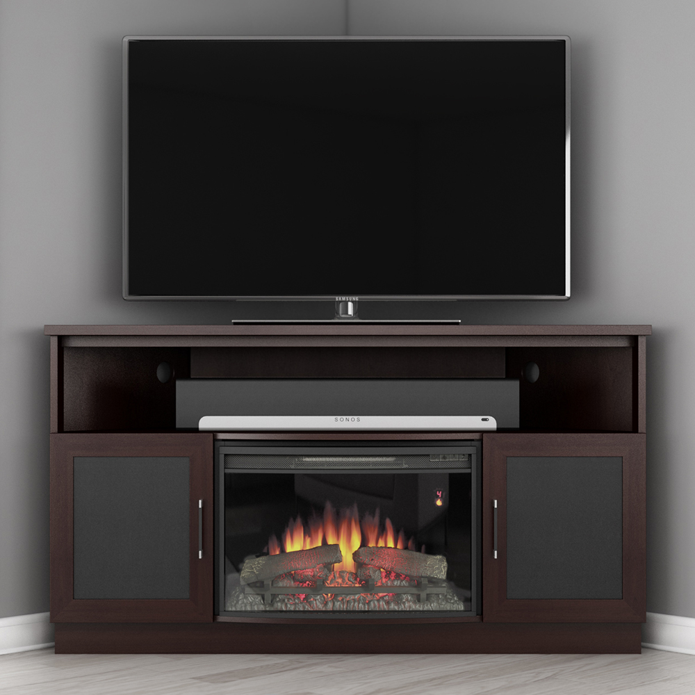 Furnitech FT60CCCFB Contemporary TV Stand Console with