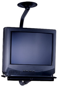 TV Ceiling Mounts (Black; Size: 25