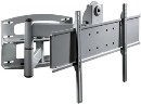 37"–60" Articulating Wall Arm for Flat Panel Screens (Silver)