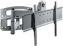 37"–60" Articulating Wall Arm With Vertical Adjustment for Flat Panel Screens (Silver)