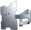 22"–37" Articulating Wall Mounts for LCD Screens (Silver)